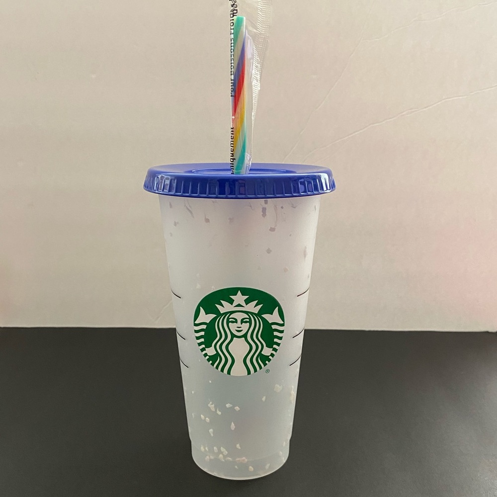 🎉New Starbucks Color Changing Confetti Cup🎉
